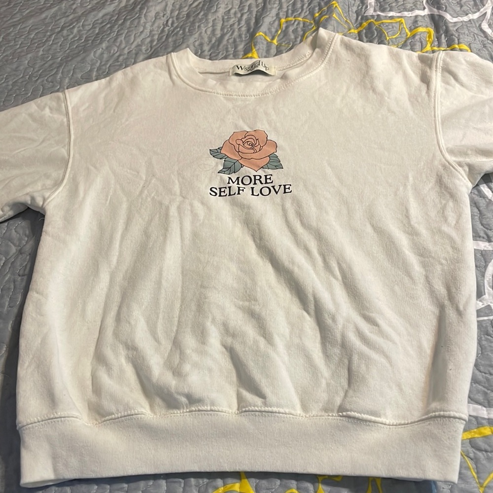 White crewneck